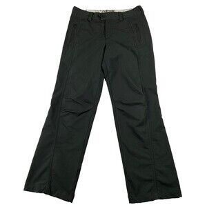 Title Nine Womens Hiking Pants Size 8 Black Straight Leg Lightweight Zip Pockets